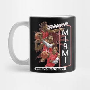 Jimmy Butler Bam Adebayo & Vic Oladipo Miami Welcome Miami Mug